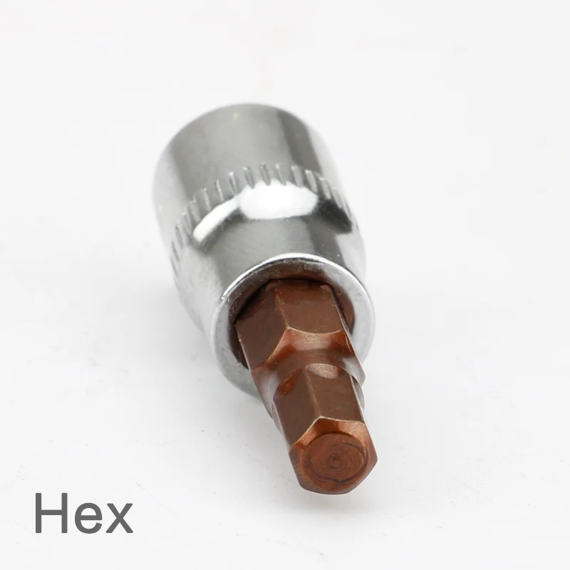21Pcs 1/4" 6.35mm Drive Torx Star Bit Socket Kit Set for Hand Tools Hex Sockets for Ratchet Wrench PH1-PH3 T10-T40 HW3-HW8 3