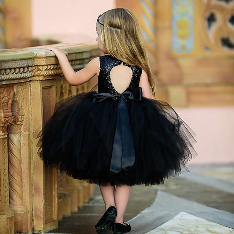 

Menoea Pageant Kids Baby Girl Princess Dress Tutu Tulle Back Hollow Out Party Dress Pink Red Ball Gown Formal Dresses Outfits