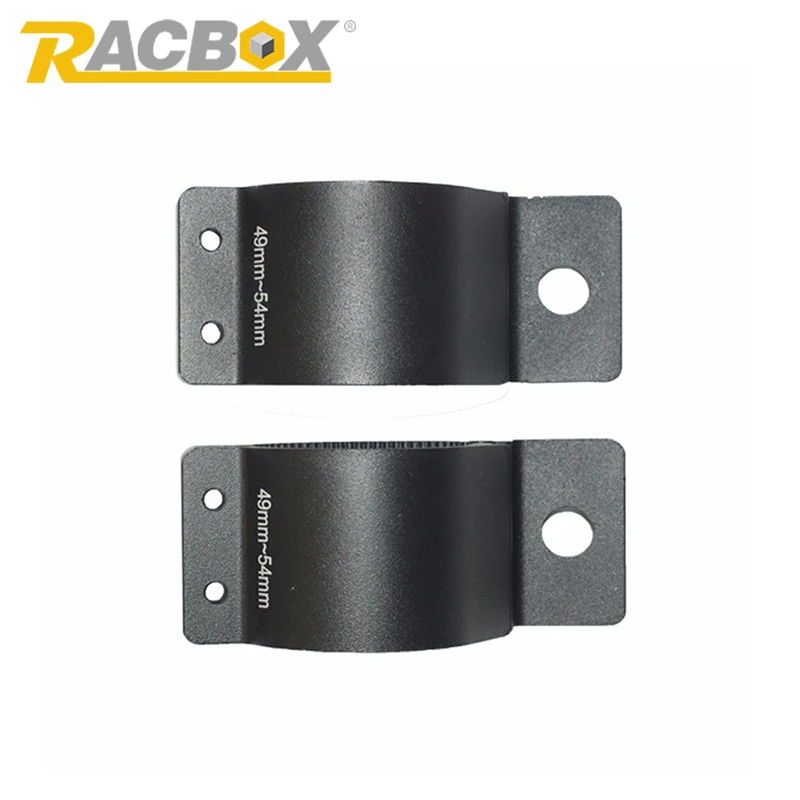 RACBOX 54mm 64mm 76mm Universal Bull Bar Bumper Brackets for HID LED