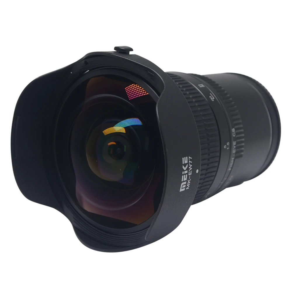 Широкоугольный объектив «рыбий глаз» Meike 8 мм f/3,5 для sony Alpha E-Mount A6000 A6300 A6500 A6400 A7 A7II A7III+ Полнокадровый APS-C