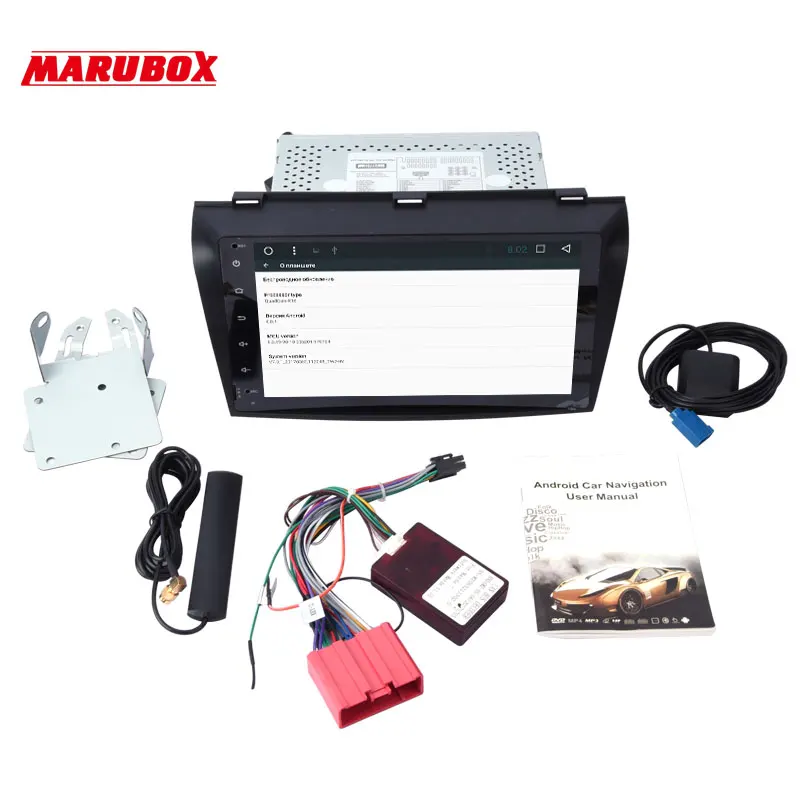 Cheap Marubox 9A701A4 Car Multimedia Player For MAZDA3 2003-2009 Android 7.1 Quad Core 9" Navigation Radio Steering wheel BT WiFi 3