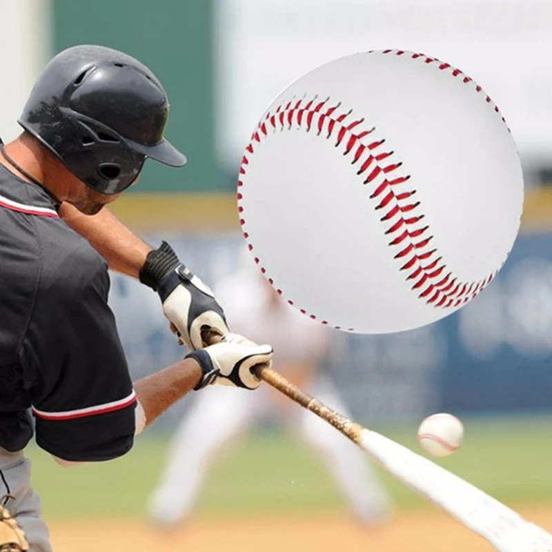 

GM 9# Handmade Baseball PU Upper Hardball Baseball Ball Training Baseball Softball 10 Inch 9th Solid Baseball