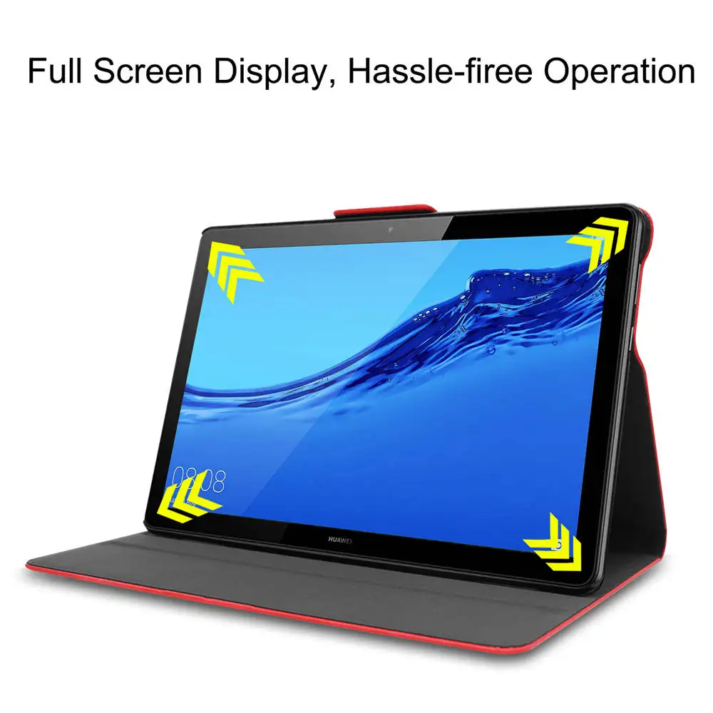 Магнитная Премиум из искусственной кожи принципиально Капа чехол для huawei MediaPad T5 10 AGS2-W09/L09/L03/W19 10,1 планшет обложка + подарки