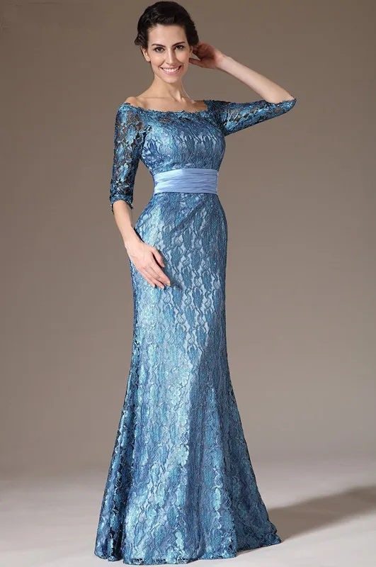New-Mother-of-the-Birde-Dress-Off-Shoulder-Half-Sleeves-Lace-Formal-Evening-Dress (2)