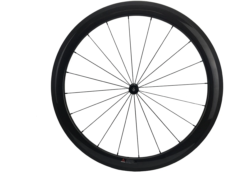 

Straight Pull Carbon Wheel 50mm deep Tubular 700C Road Hub Powerway R36 Front/Rear Single Wheel Only with Painting 24/38/60/88mm