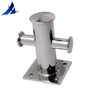 

Boat Mooring Cleat Single Cross Bollard 316 Marine Stainless Steel Polished
