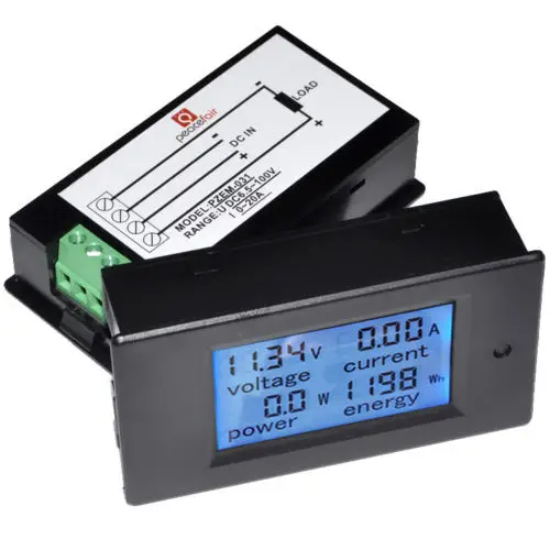 

4 in 1 DC 100A Digital LED Voltmeter Ammeter Power Energy Tester Meter Monitor free shipping