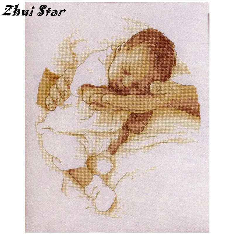 

NEW Needlwork 5D DIY Diamond Painting Cross Stitch Crystal Diamond Embroidery Baby In Arms Full Diamond Set Decorative FC723