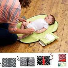 Портативная Водонепроницаемая пеленка для новорожденных, пеленка для путешествий, пеленка для пеленания, сумка-клатч для младенцев, пеленальный коврик для младенцев