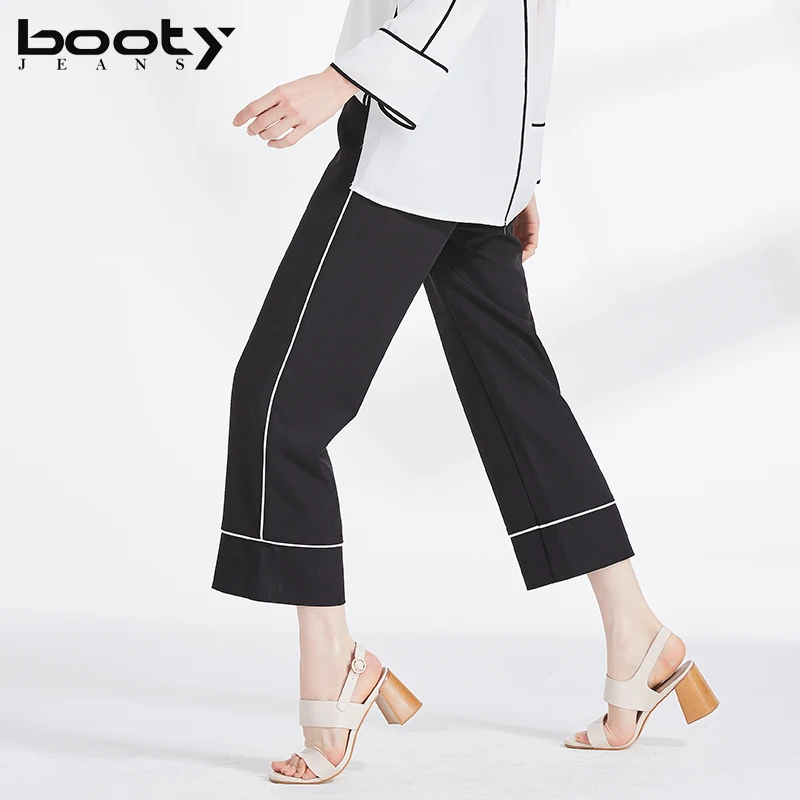 striped booty pants