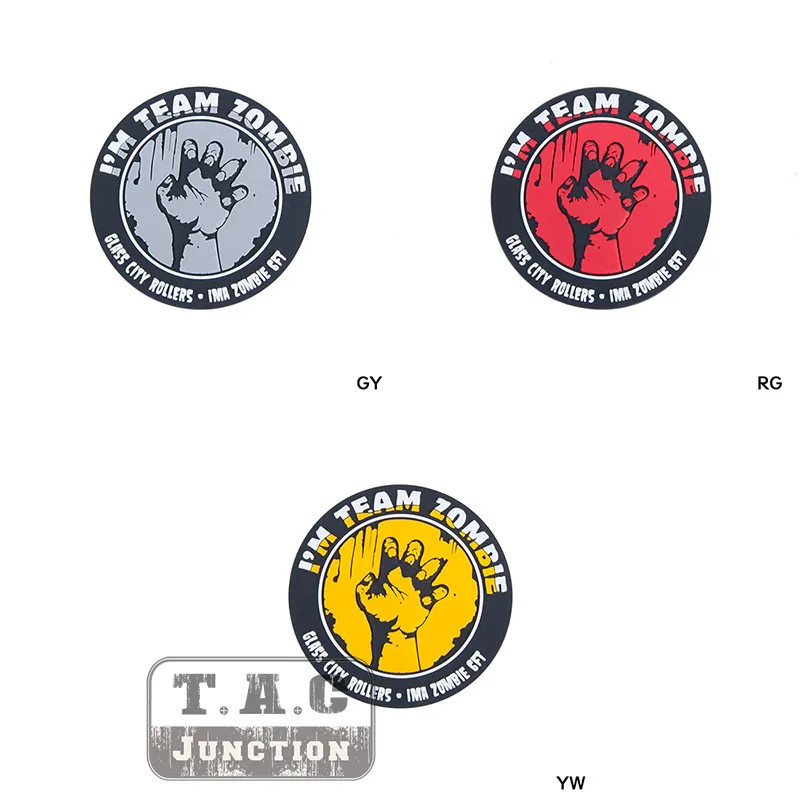 

Tactical Zombie Team Patches Military Armband Badge for BDU Cloth Backpack Cap Military Airsoft Combat