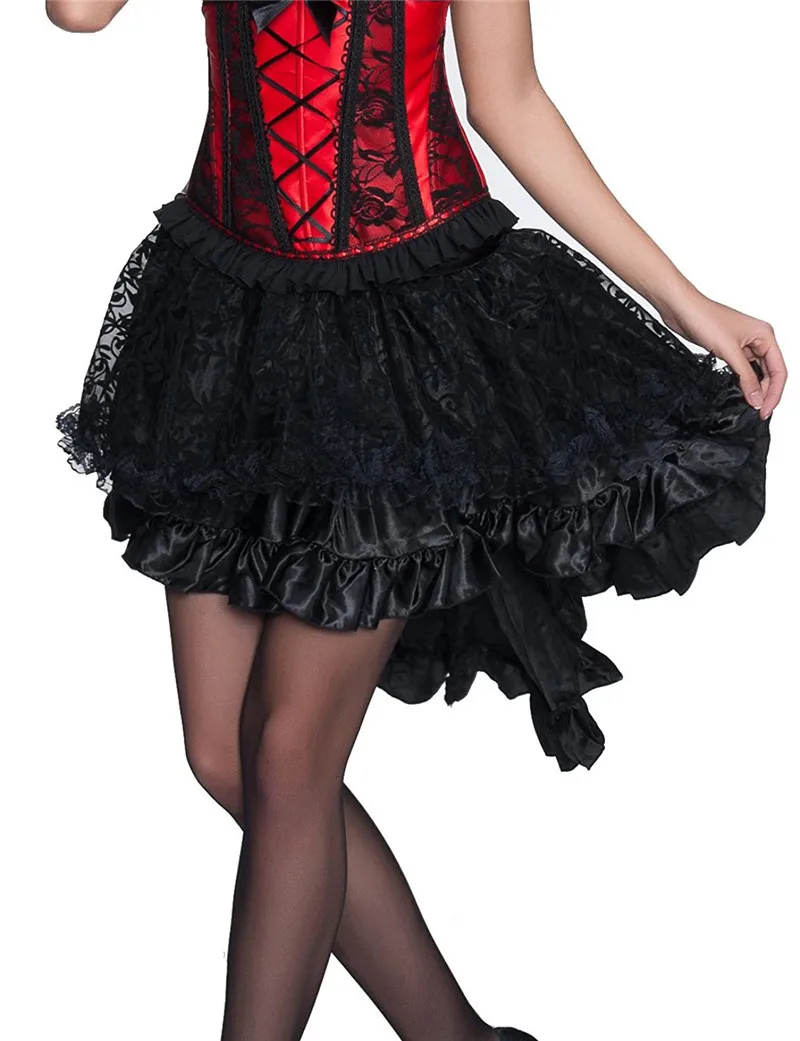 

SK44 Steampunk Gothic large pendulum Women Multi Layered High Low Outfits court corset collocate Tail-swinging mesh Skirt