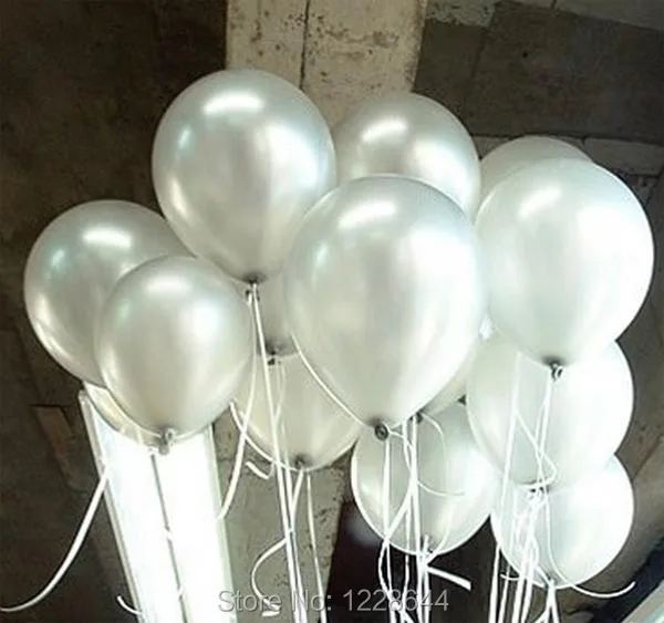 DH_metallic silver color balloons -1