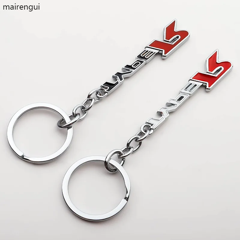 

Metal key chain letter TYPER keychain for Honda Civic City Accord VEZEL Fit CRV keyring type R key ring car accessories pendant