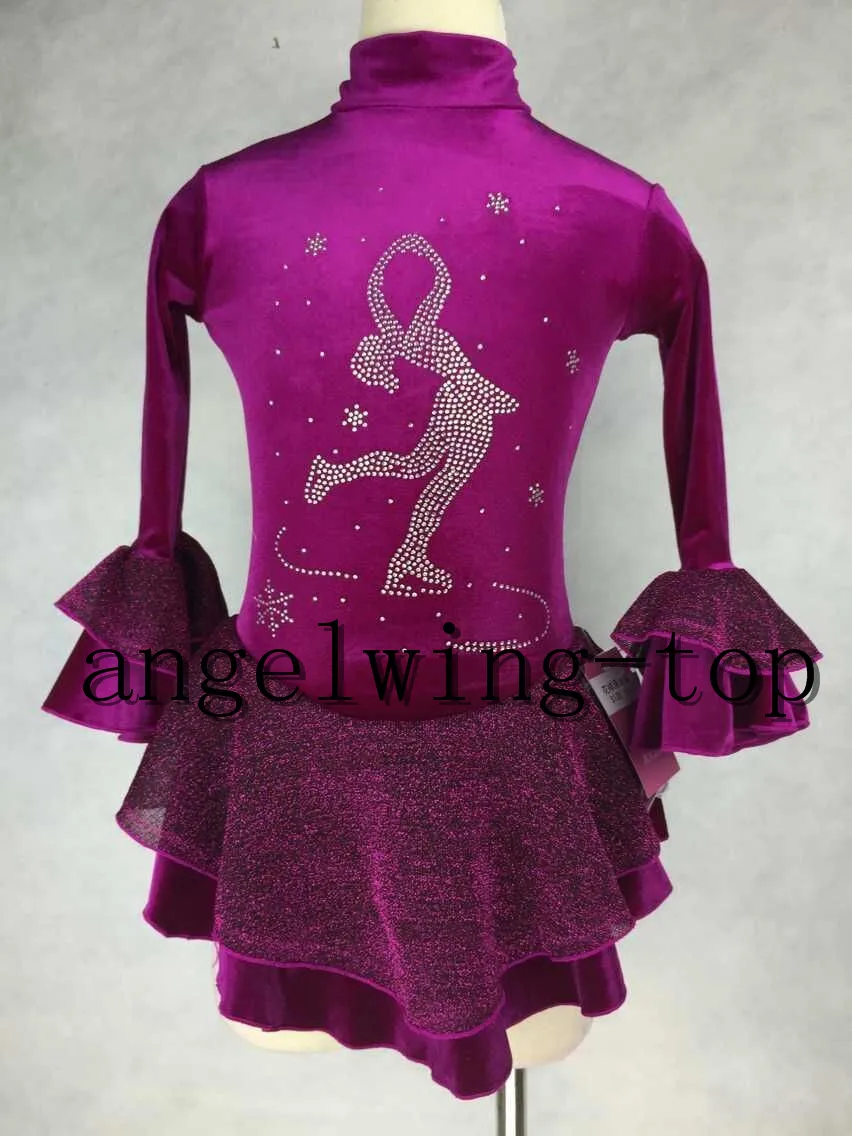 Figure Skating Clothing Women Competition Skating Dresses Free Shipping