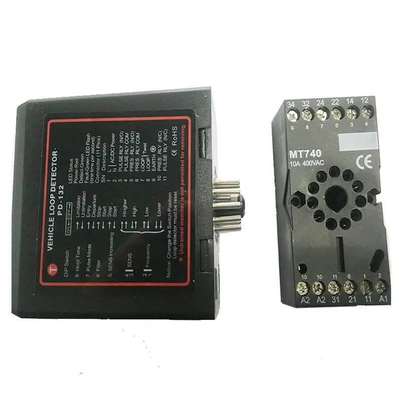 Hot !! Automatic single Channel induction Loop Detector for gate and door openers Vehicle Detection Sensor 5pcs lot loop detectors 12v 24vdc vehicle car detection device for automatic exit gate