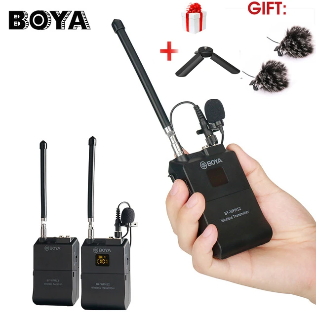 BOYA WM4 Pro II BY-WM6/BY-WM5/BY-WM8 UHF Беспроводная микрофонная система всенаправленный петличный микрофон для ENG EFP DV DSLR - Цвет: BY-WFM12