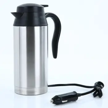 

750ml 12V/24V Stainless Steel Vehicle-mounted Electric Kettle for Travel