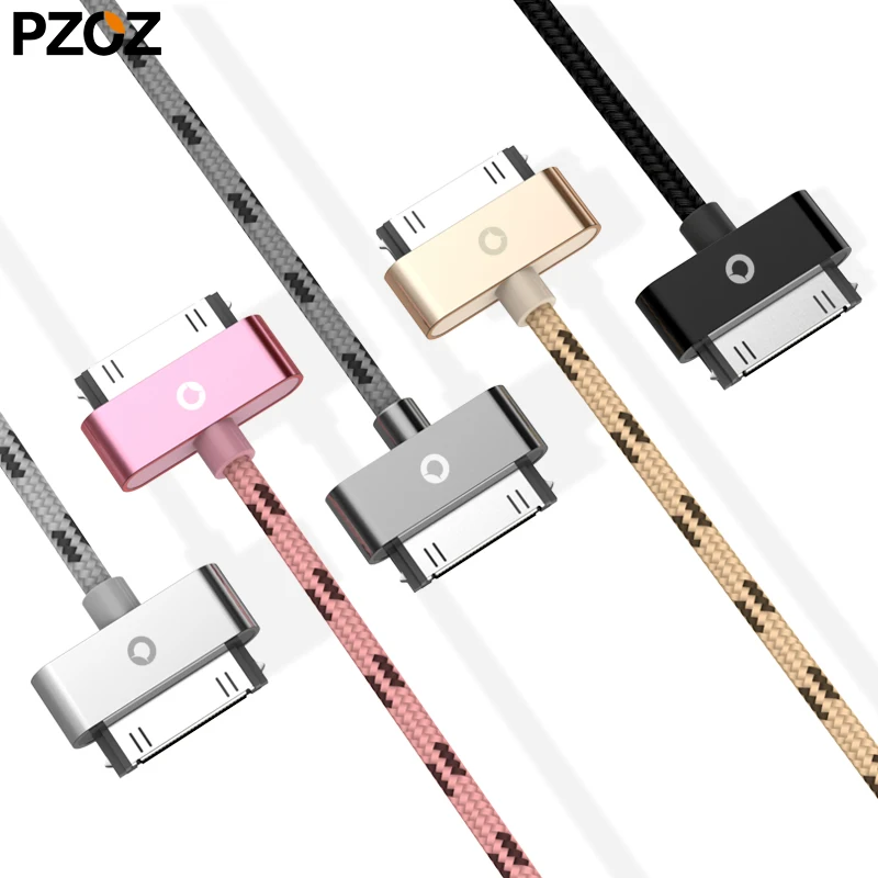 Pzoz for iphone4 cable 30 pin fast charger usb for apple iphone 4s 4 s charging cable cabe touch ...