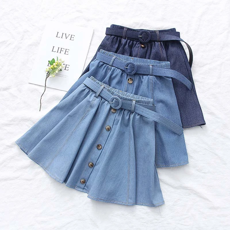 up jean skirt