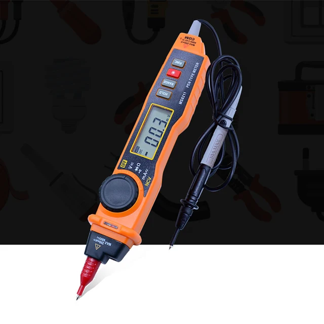 Special Price MS8211 Digital Multimeter with probe ACV/DCV Electric Handheld Tester Multitester digital pen type multimeter