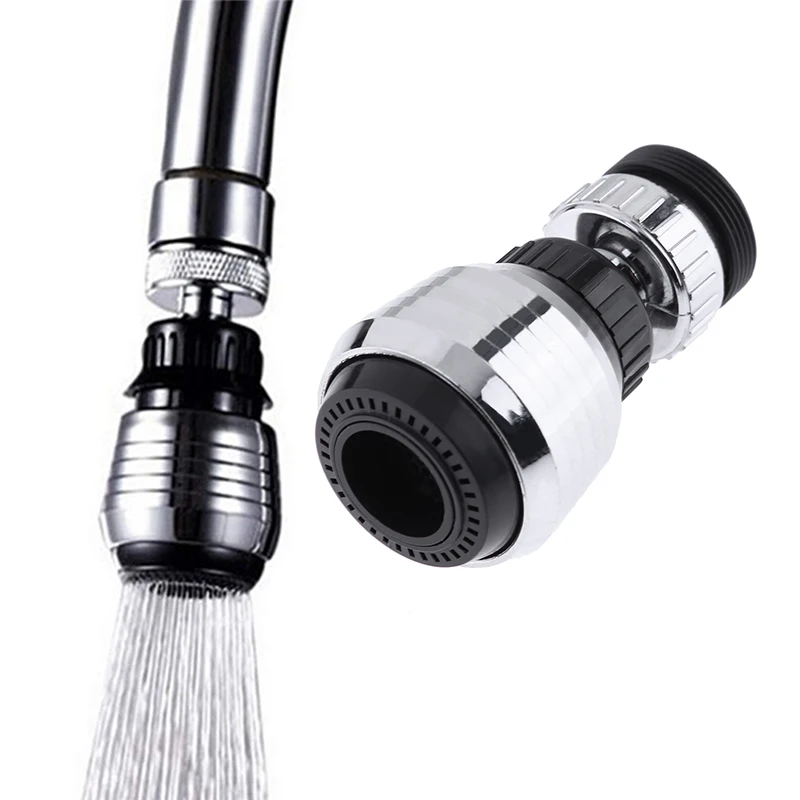 360 Rotary Water Bubbler Swivel Head Saving Tap Faucet Aerator