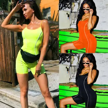 

Hirigin Fashion Women Clubwear Skinny Sleeveless Mini Jumpsuit Playsuit Romper Beach Shorts