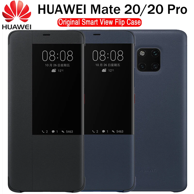 

HUAWEI Mate 20 Pro Case Original Huawei Mate 20 X Case Mate 20 Flip Cover Smart View Window Protect Stand Huawei Mate 20X Case