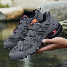 Кроссовки для мужчин,, Мужская походная обувь, удобная уличная брендовая Нескользящая спортивная обувь, популярные низкие альпинистские ботинки 45 46 47