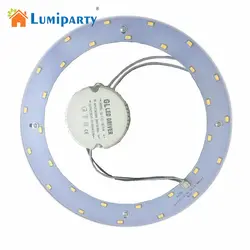 LumiParty 18 Вт 36 светодиодный Панель светильник-прожектор заливающего света алюминиевая доска пластина 5730 потолочный источник света Панель
