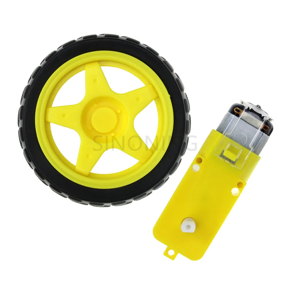 TT Motor 130motor with the wheel Smart Car Robot Gear Motor for Arduino