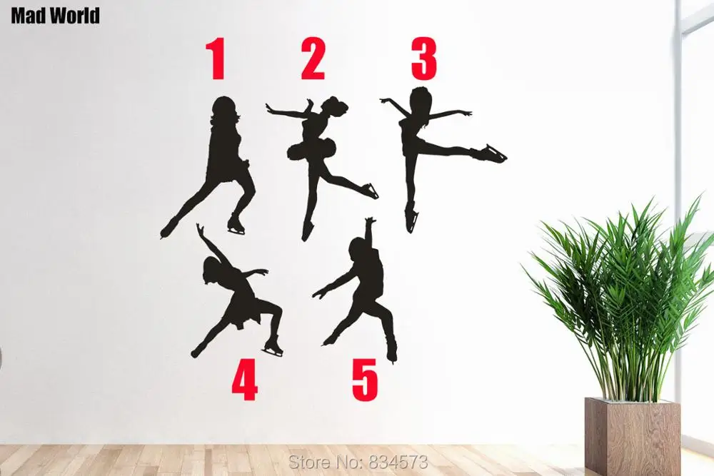 Girl Figure Skater Ice Skating Sport style 1-5
