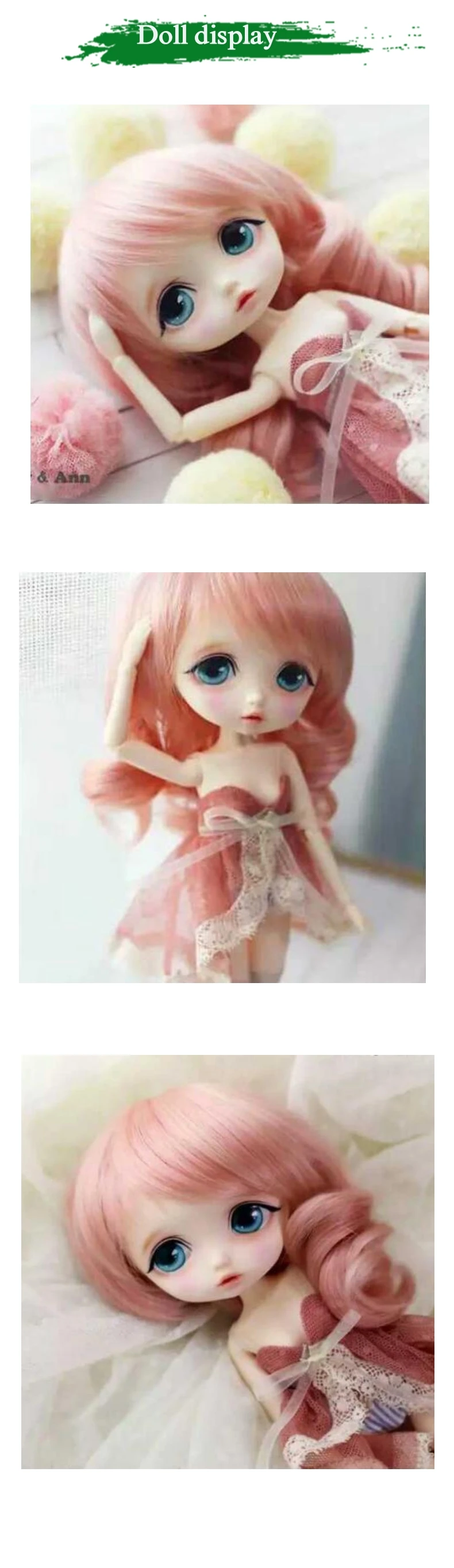 BJD 1/6 Kream Cirgus mary BJD, модная Милая модель, кукла из смолы для маленьких девочек, подарок на день рождения, случайные глаза