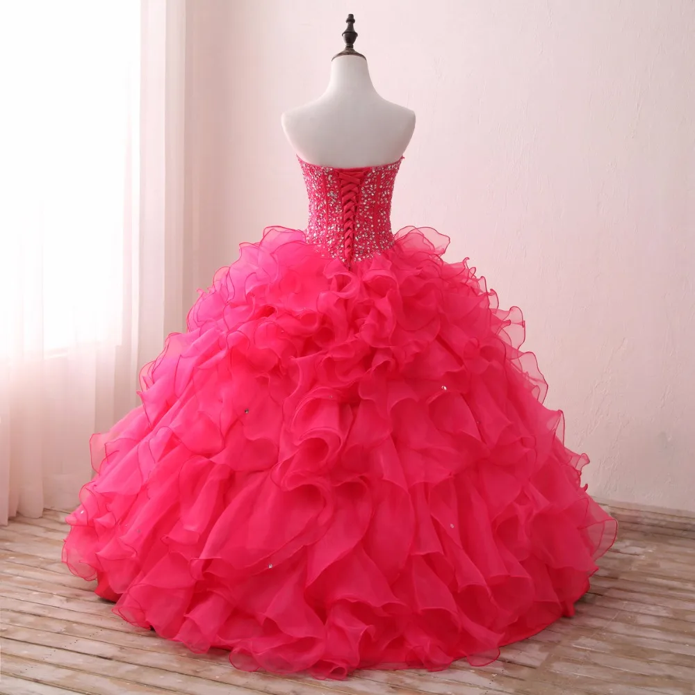 Lovskyline Vestido De Noiva 2018 Robe De Mariage Bling Милая Ruched Многоуровневое Роскошные бальное платье свадебное платье с блестками пользовательские