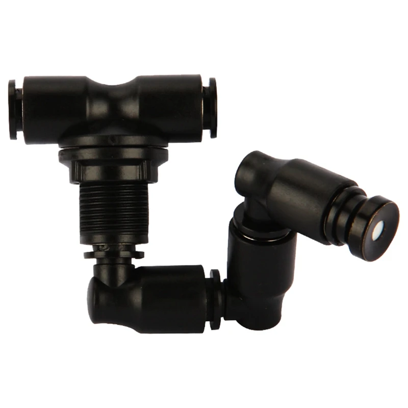 

Reptiles Pets Feeding Ecological Landscaping Black Misting Assembly Nozzle 360 Rotating for Cooling