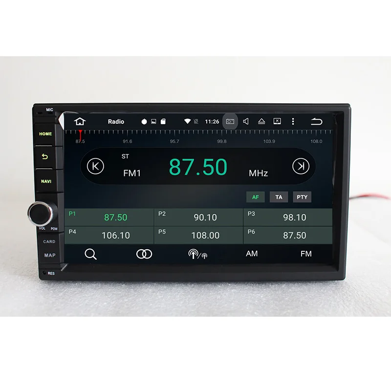 Sale Aoluoya Android 7.1 2 DIN Universal CAR DVD GPS PLAYER For Universal Nissan Tiida Qashqai Hyundai Accent Verna Tunson Elantra 3
