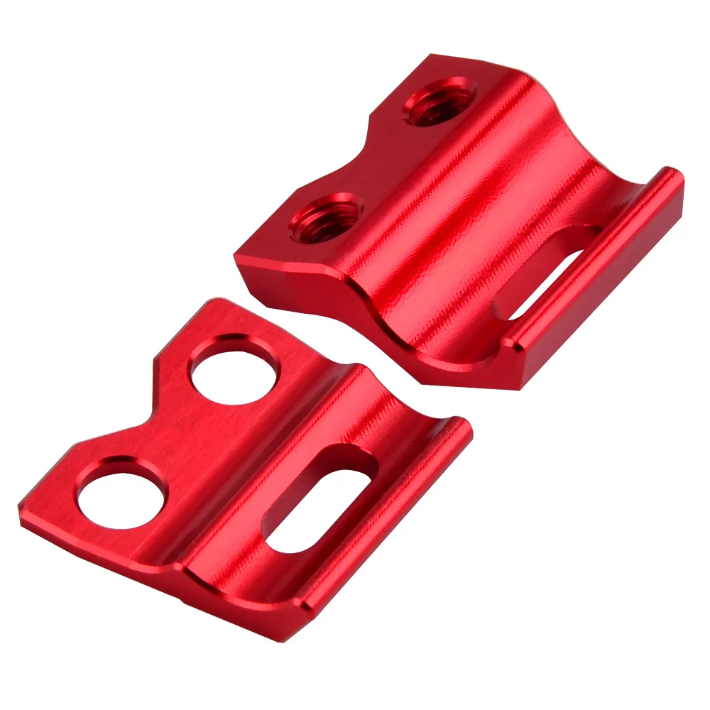 Motorcycle Front Brake Hose Line Clamps Mounting Bolts Kit For Honda CR125 250R CRF250R CRF250X CRF450RX CRF450X CRF250L CRF250M