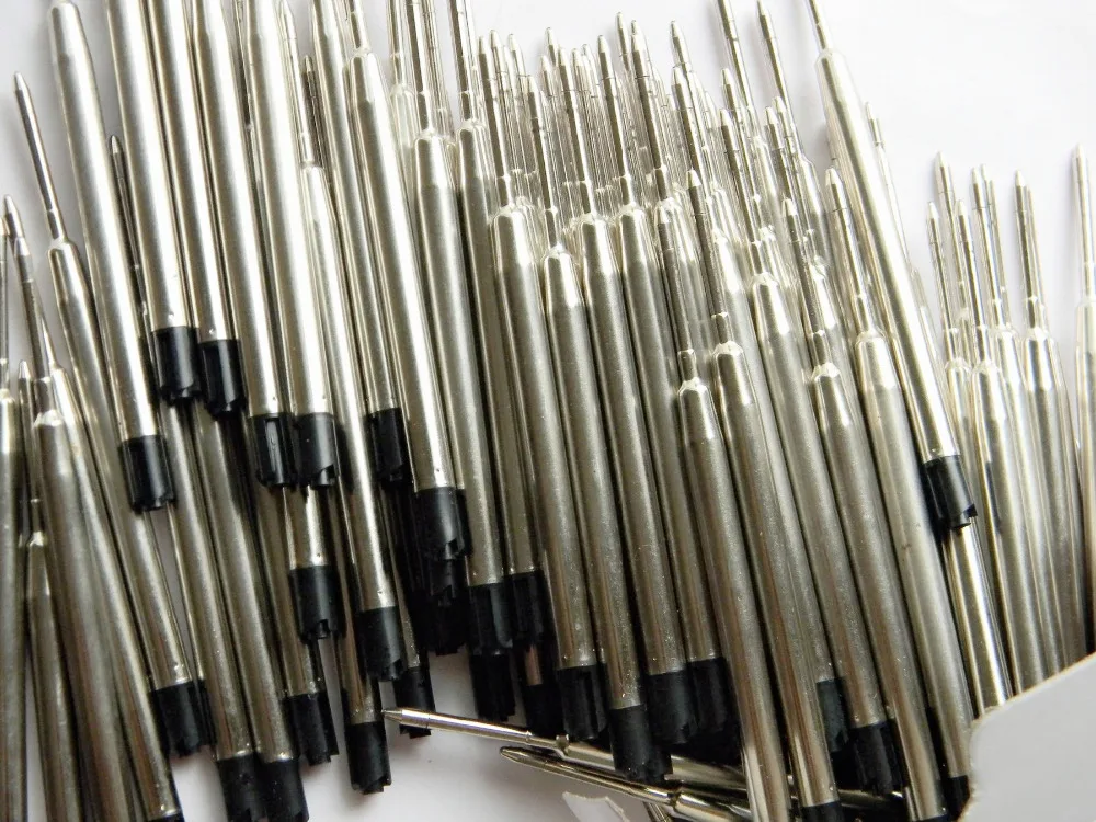 

100pcs Black pcs Ballpoint Pen Refill Stationery School & Writing Wholesale Pen refillS