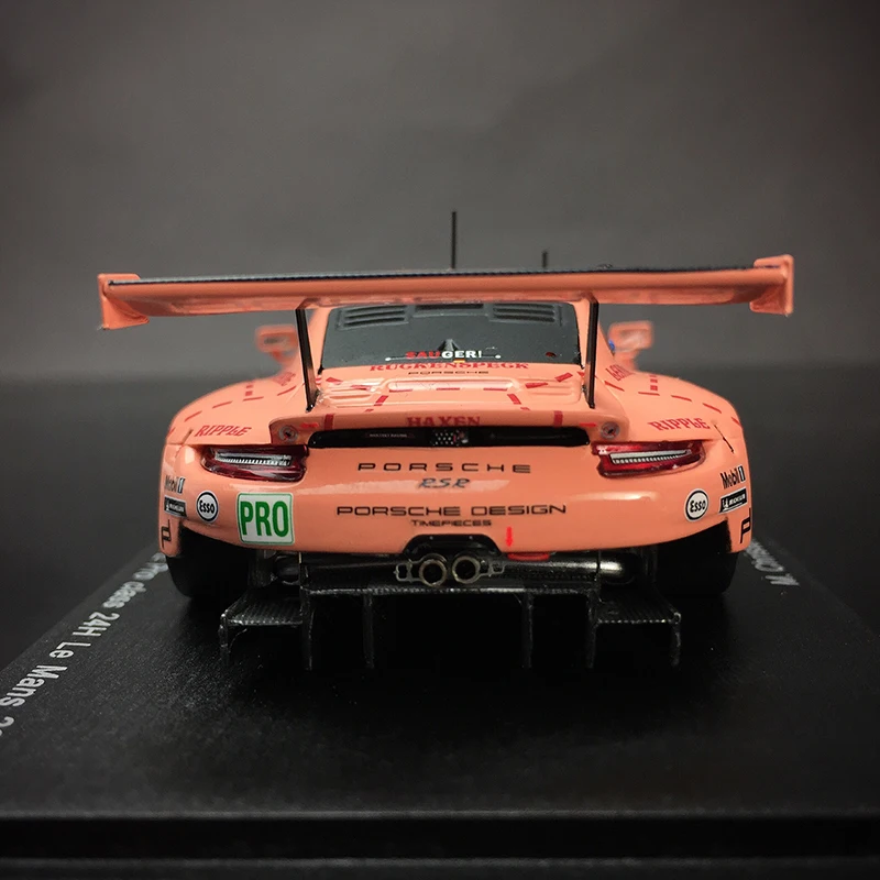 Ограниченное предложение 1/43 супер автомобиль 911 RSR Розовая Свинья Ле Ман модель дома дисплей коллекция мебели