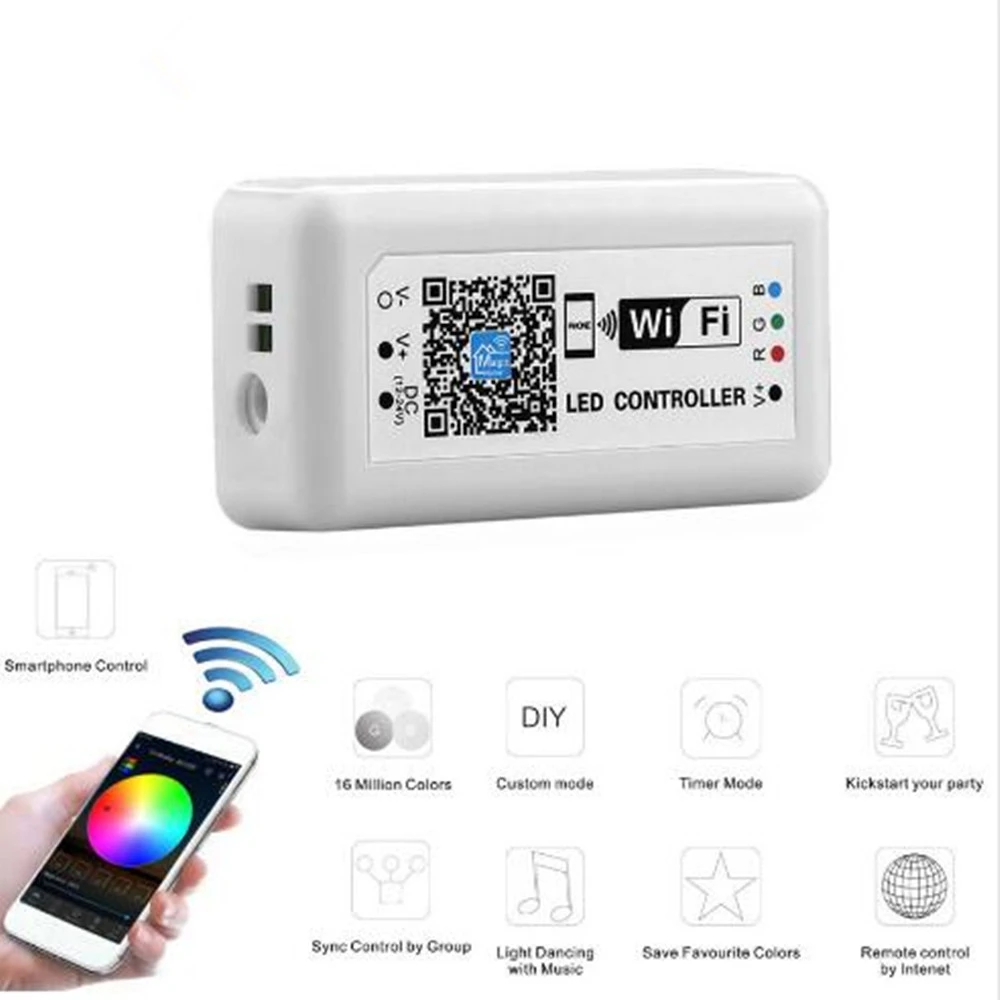 Wwb WiFi контроллер 5050 RGB светодиодная лента 300 светодиодов неоновая лампа