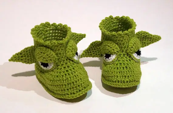 Зеленый индивидуальность пинетки детские обуви
