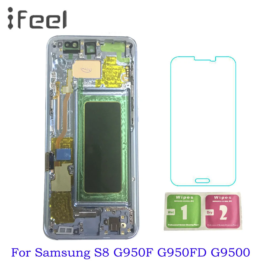 5 8 &quotSuper Amoled для Samsung Galaxy S8 G950F G950FD G9500 G950U ЖК-дисплей Дисплей Сенсорный экран с