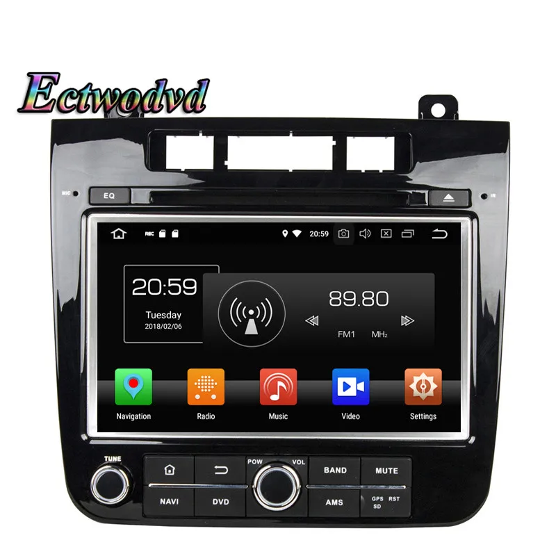 

Ectwodvd Octa Core 4G Android 8.0/Quad Core Android 7.1 Car Multimedia DVD Player For VW TOUAREG 2010 2011 2012 2013 2014