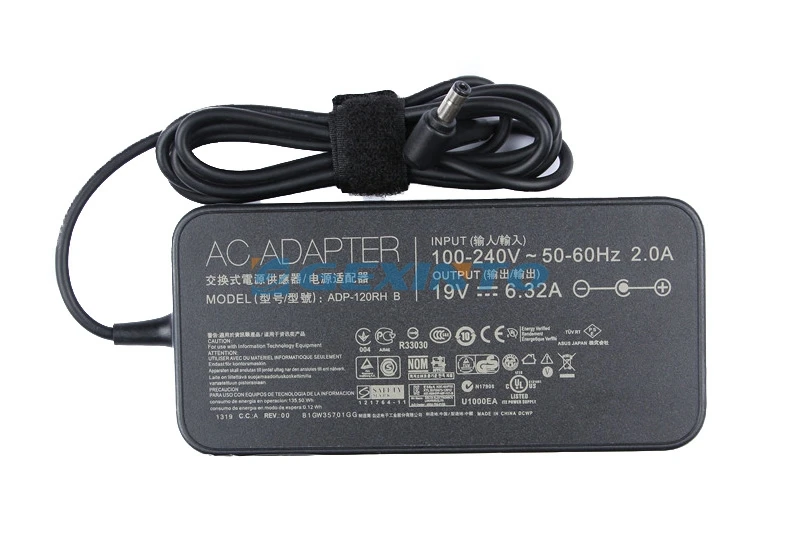 19 V 6.32A адаптер питания переменного тока ADP-120RH B ноутбук зарядное устройство для Asus X93SV Z81 A550JF A550JK E551J E551JA E551JD E551JF E551JH F554L