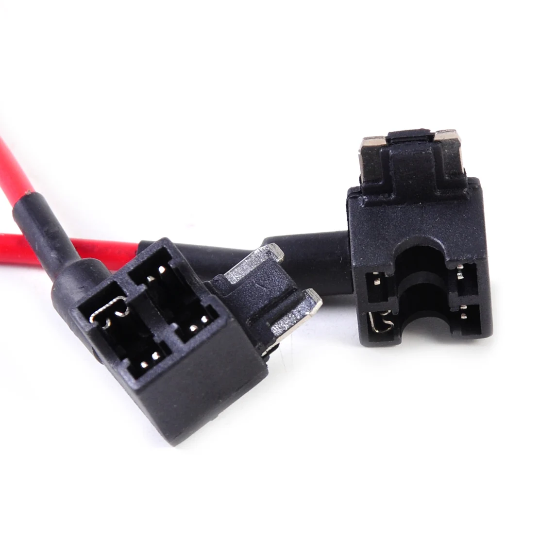 DWCX 5pcs Car Auto Add-A-Circuit Fuse Tap Adapter Holder Low Profile Mini APS ATT Micro Blade Fuse for Audi A6 VW Nissan Mazda