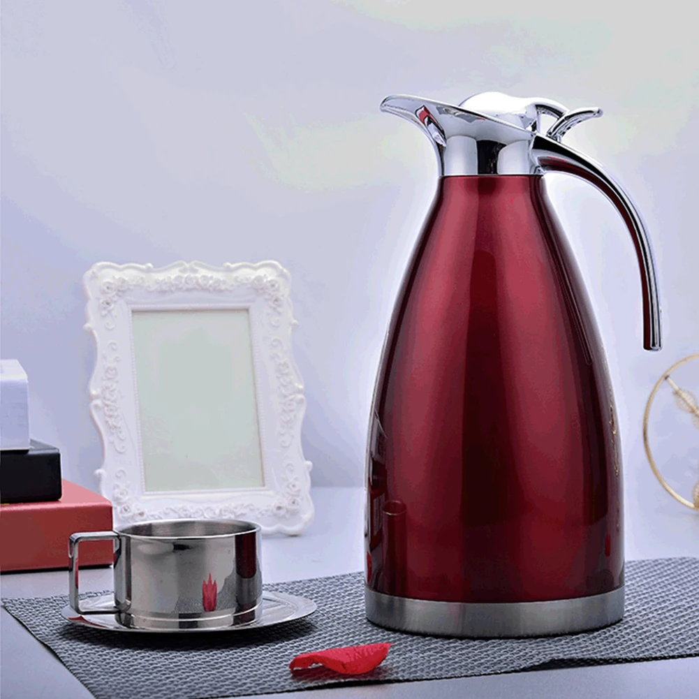 

2L Stainless Steel Vacuum Flasks Home Cup Coffee Tea Milk Travel Mug Bottle Warm Keeping Kettle