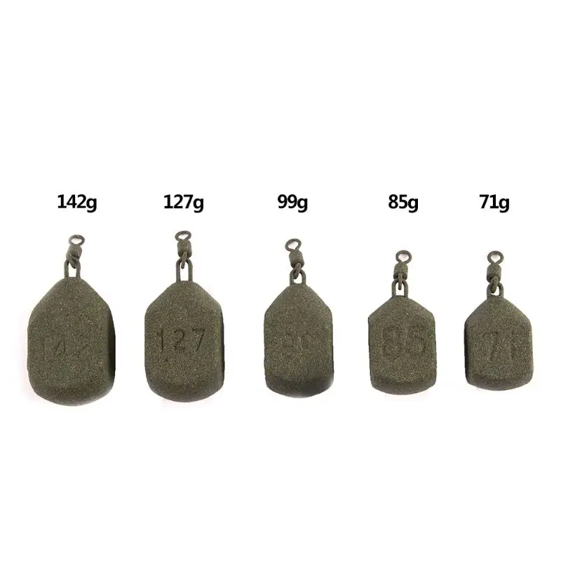 

1pcs New Waterdrop Shaped Lead Weights with Rolling Swivels Fishing Tackle