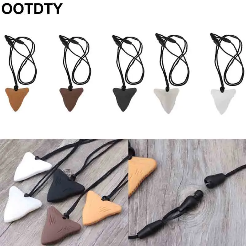 shark tooth teething necklace