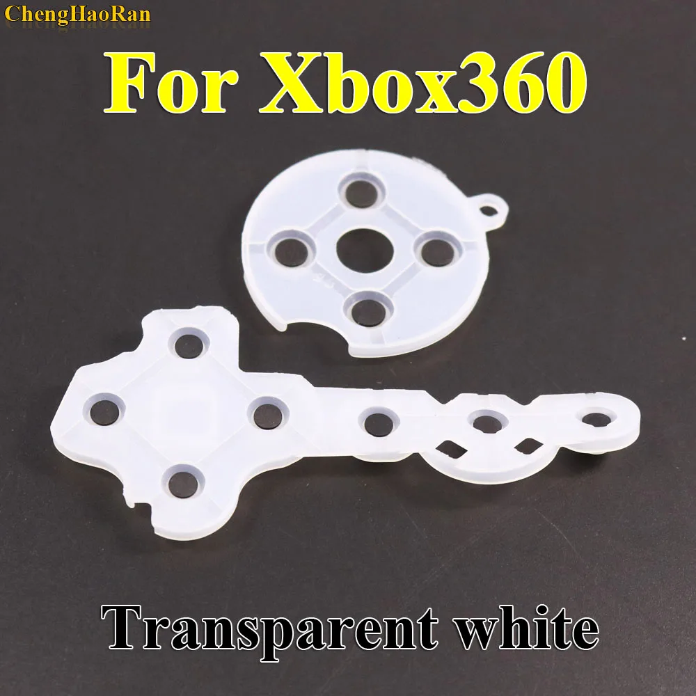 

ChengHaoRan 1000sets/lot Replacement for XBOX 360 slim Controller gamepad D Pads Rubber Conductive R L button