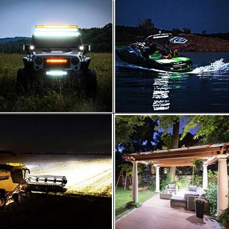 AICARKAS 12V 24V 6000K Светодиодные Фары для Авто 24в грузовик 4х4 Лада нива 4x4 Нива